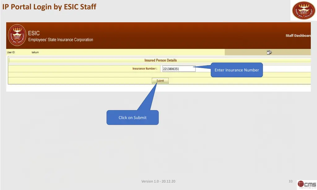 ip portal login by esic staff 1