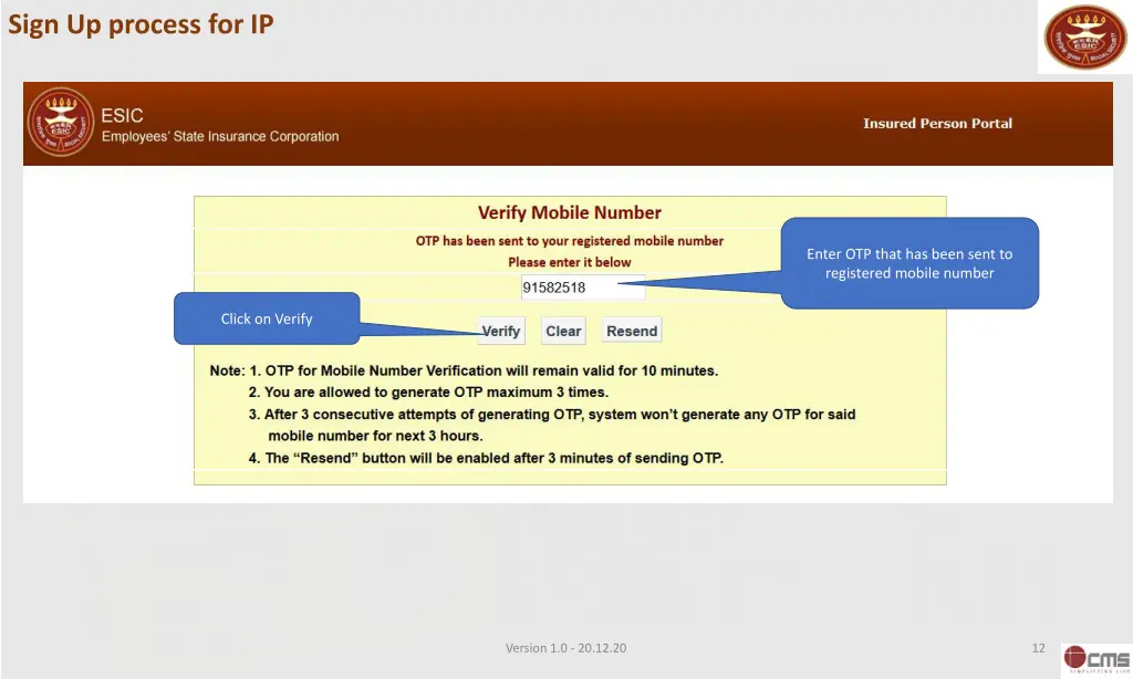 sign up process for ip 2