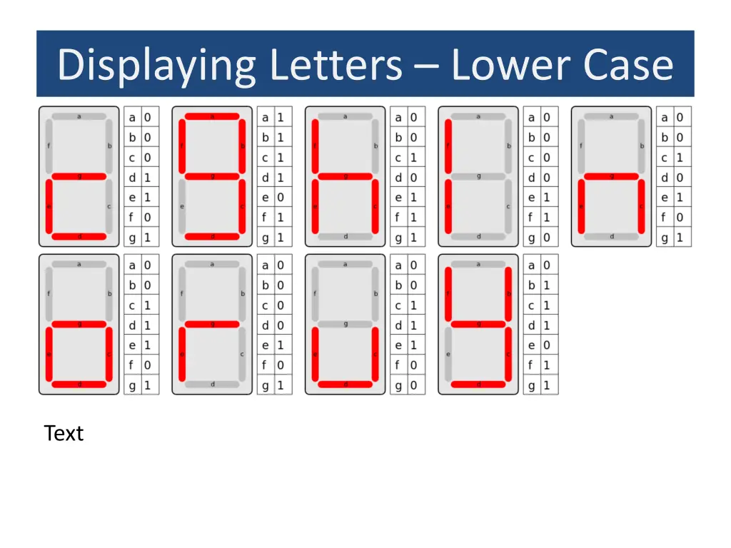 displaying letters lower case