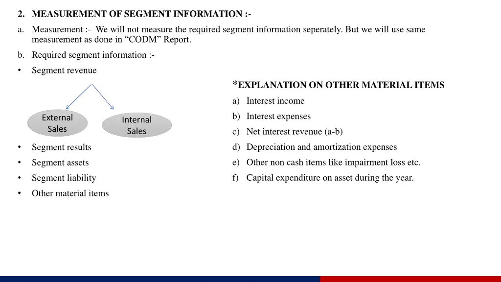 2 measurement of segment information