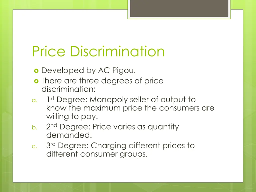 price discrimination