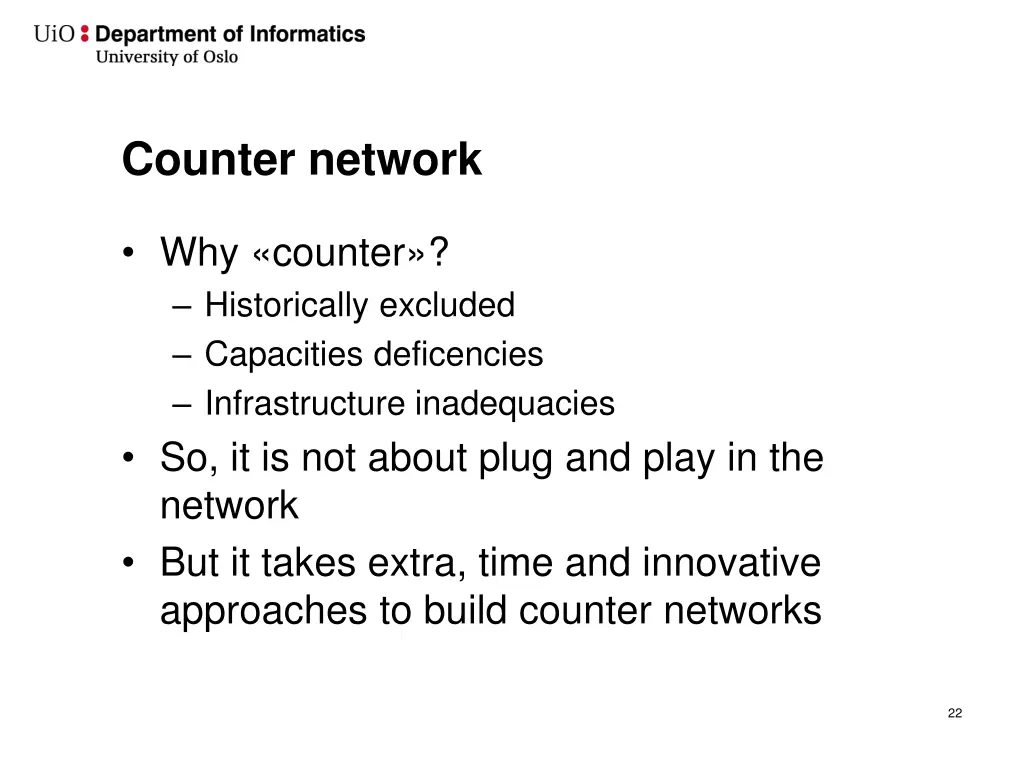 counter network