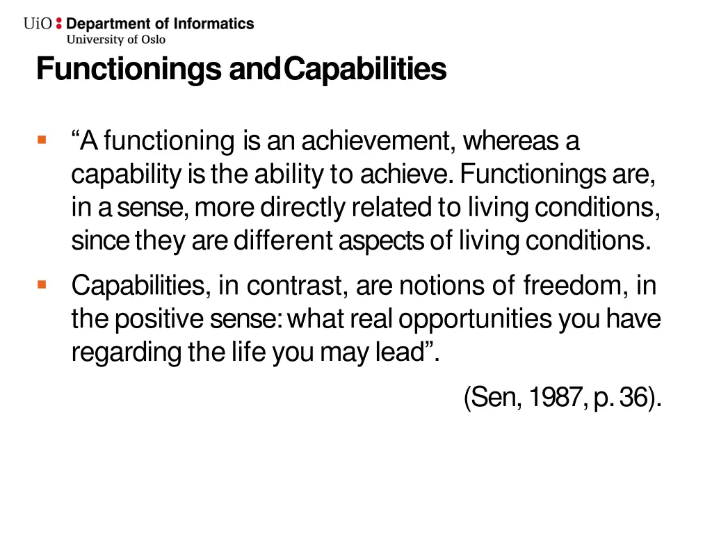 functionings andcapabilities