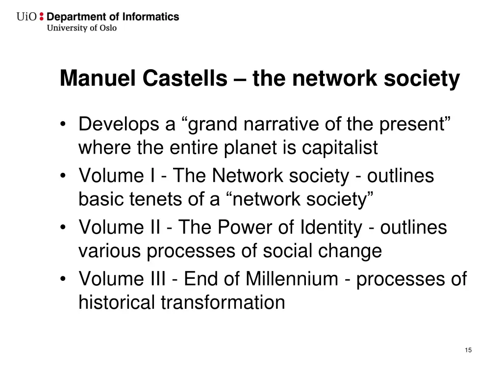 manuel castells the network society