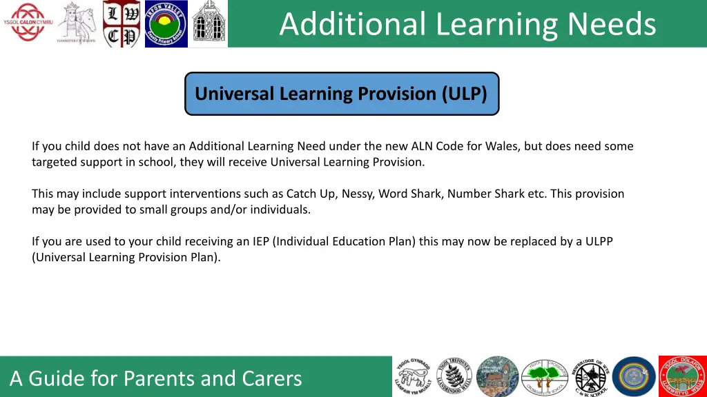 additional learning needs 11