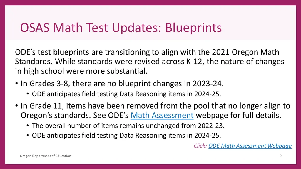 osas math test updates blueprints