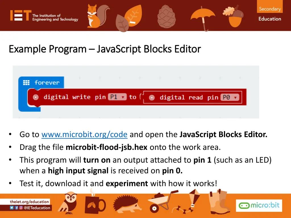 example program example program javascript blocks