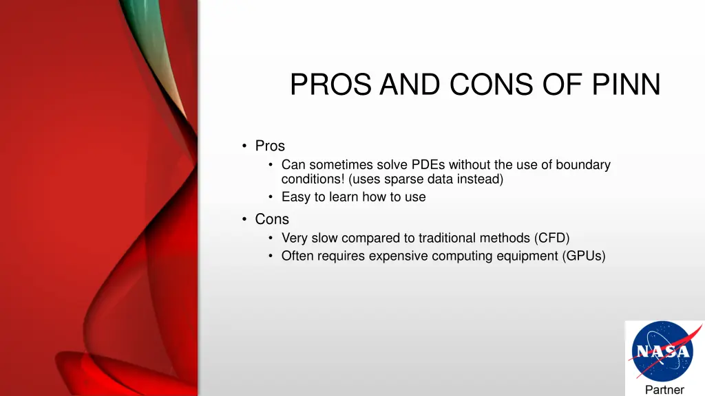 pros and cons of pinn