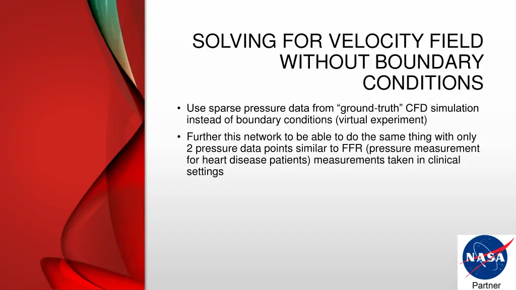 solving for velocity field without boundary