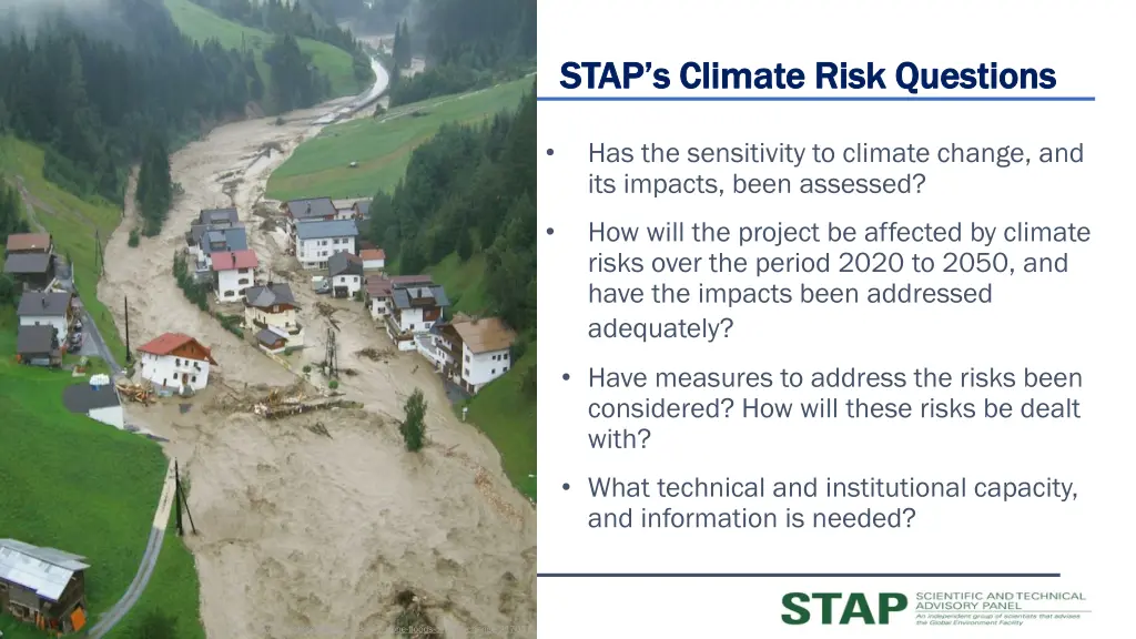 stap s climate risk questions stap s climate risk