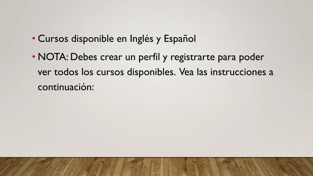 cursos disponible en ingl s y espa ol