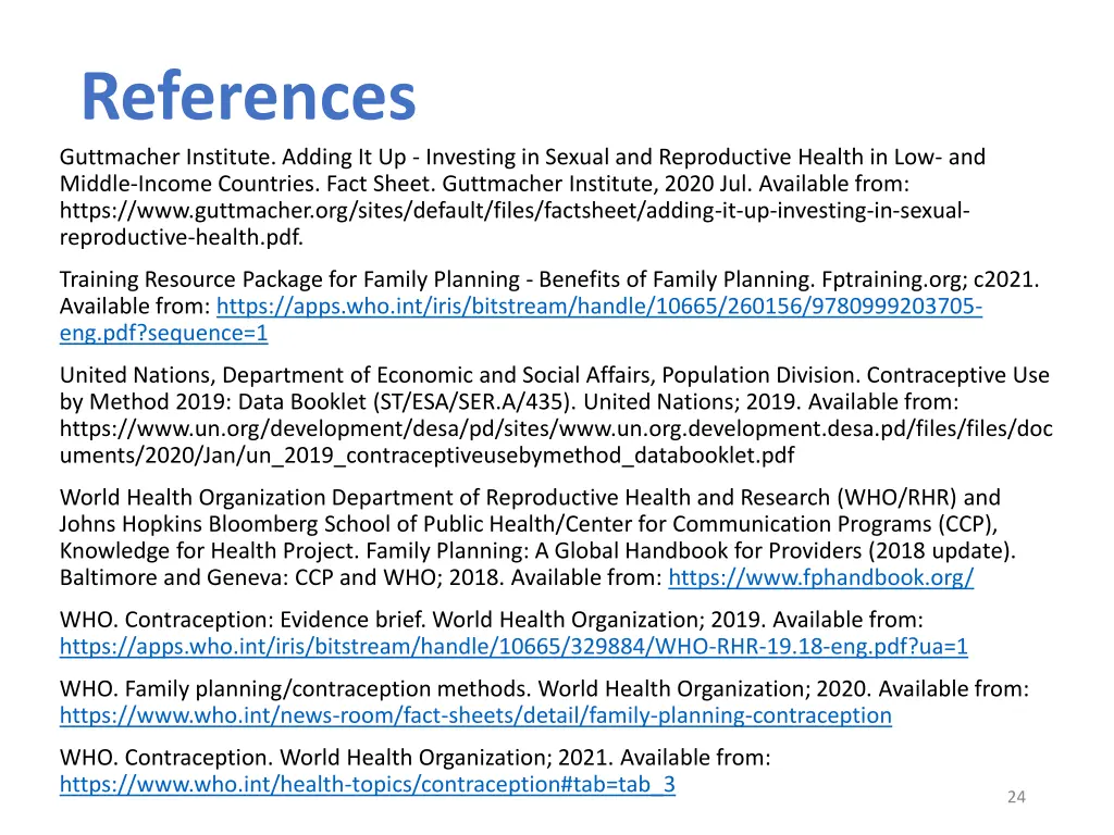 references guttmacher institute adding