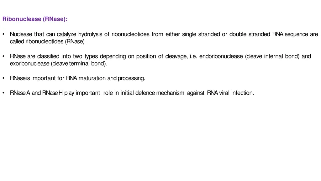 ribonuclease rnase