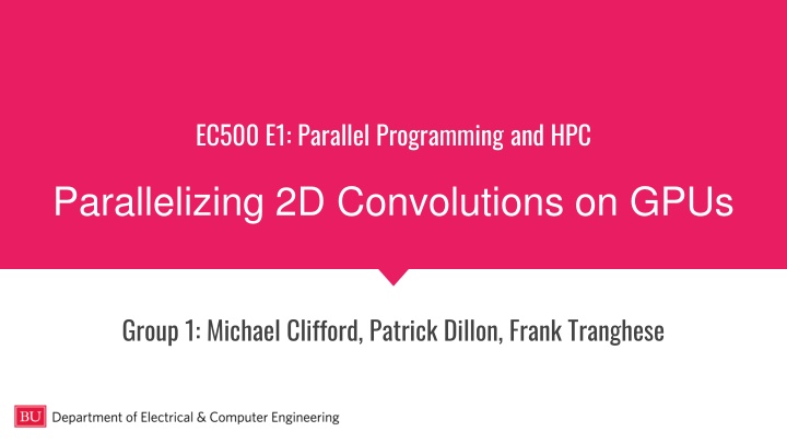 ec500 e1 parallel programming and hpc