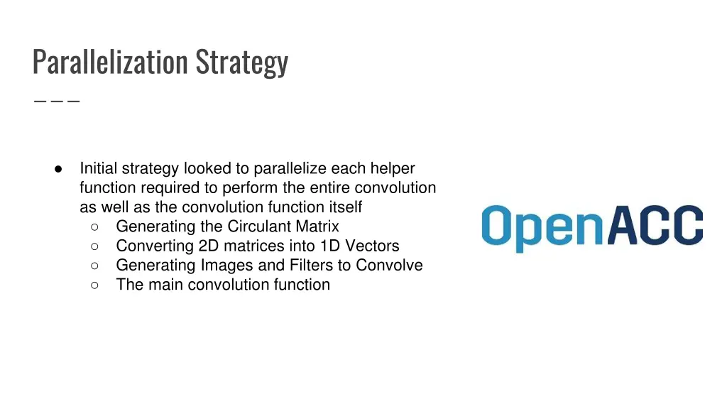 parallelization strategy