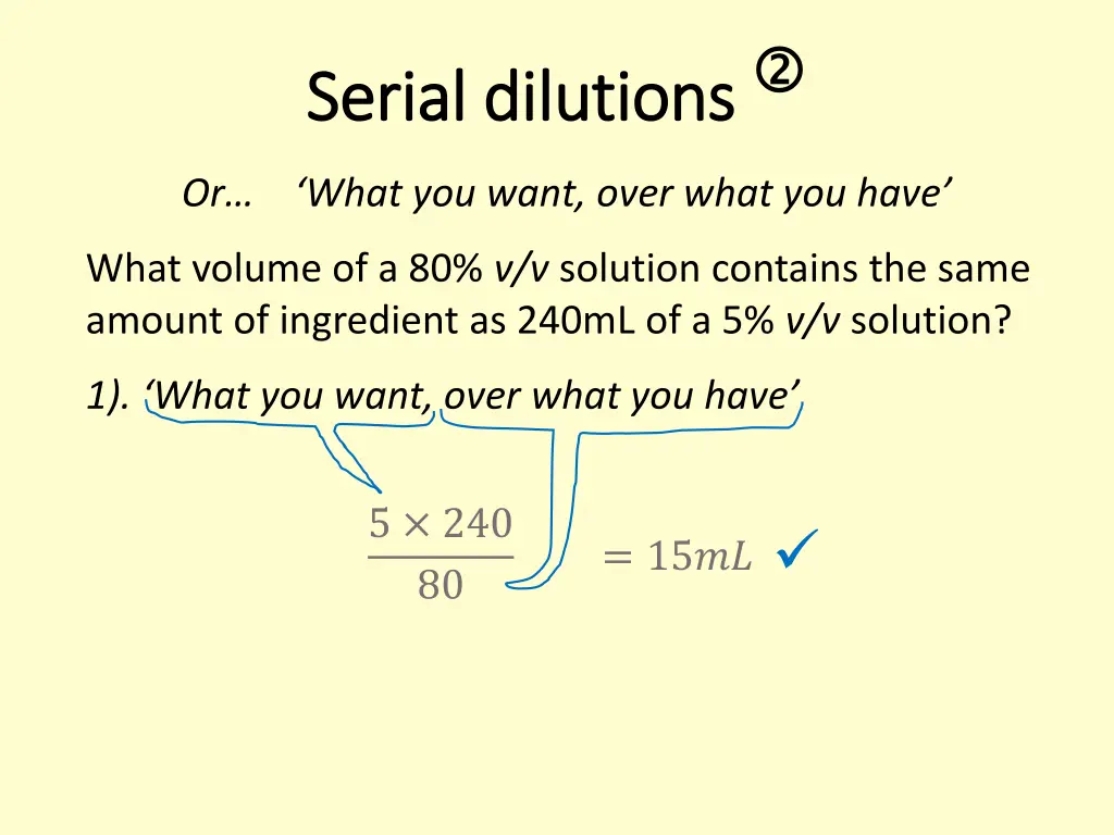 serial dilutions serial dilutions 2