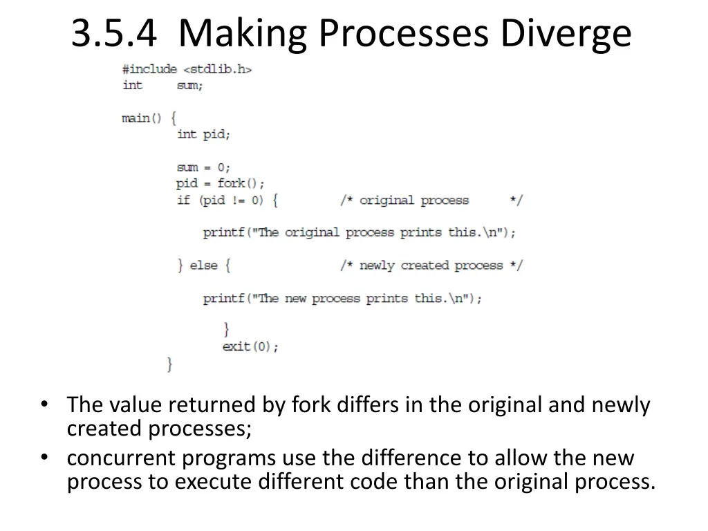 3 5 4 making processes diverge