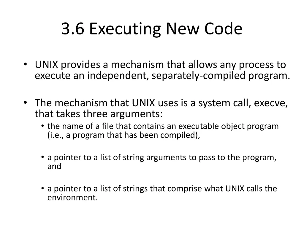 3 6 executing new code