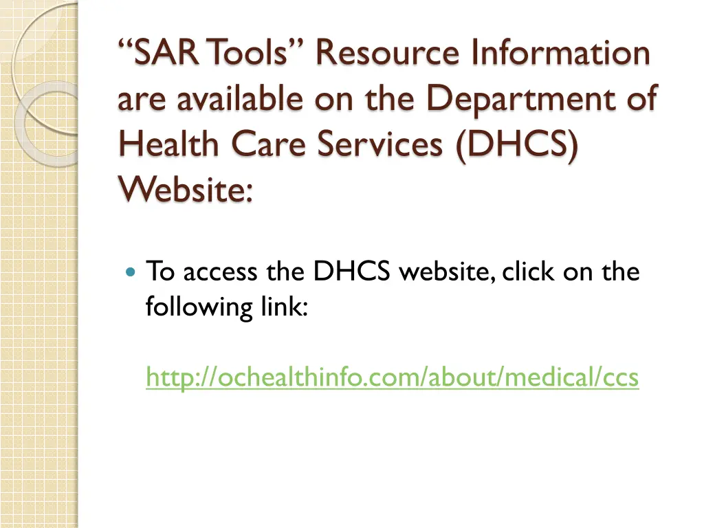 sar tools resource information are available