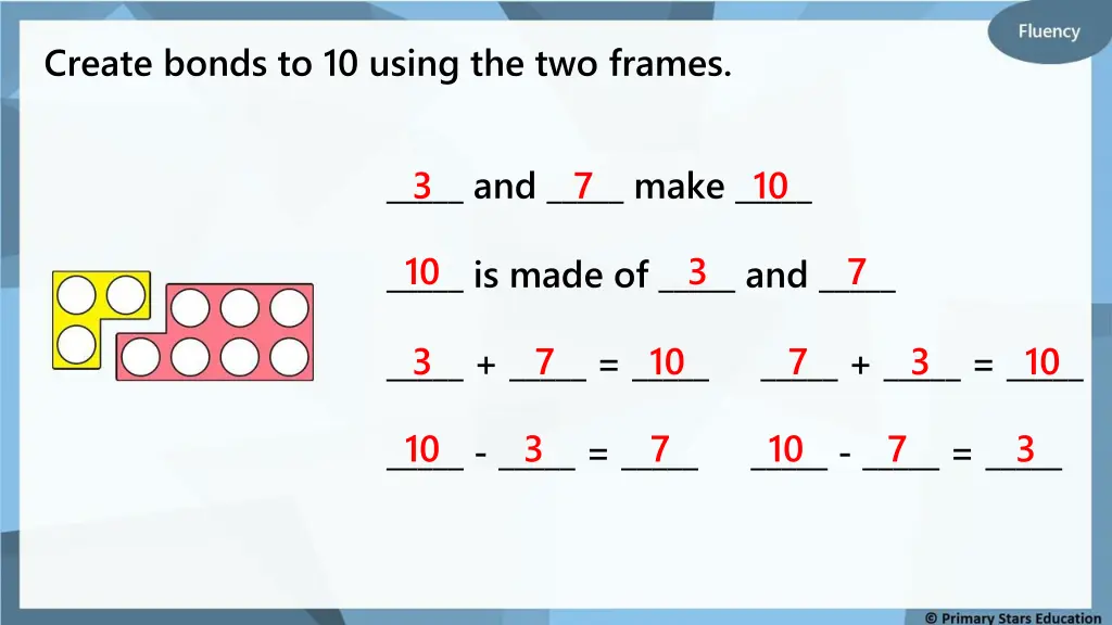 create bonds to 10 using the two frames