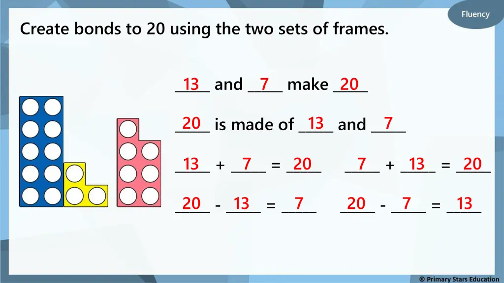 create bonds to 20 using the two sets of frames