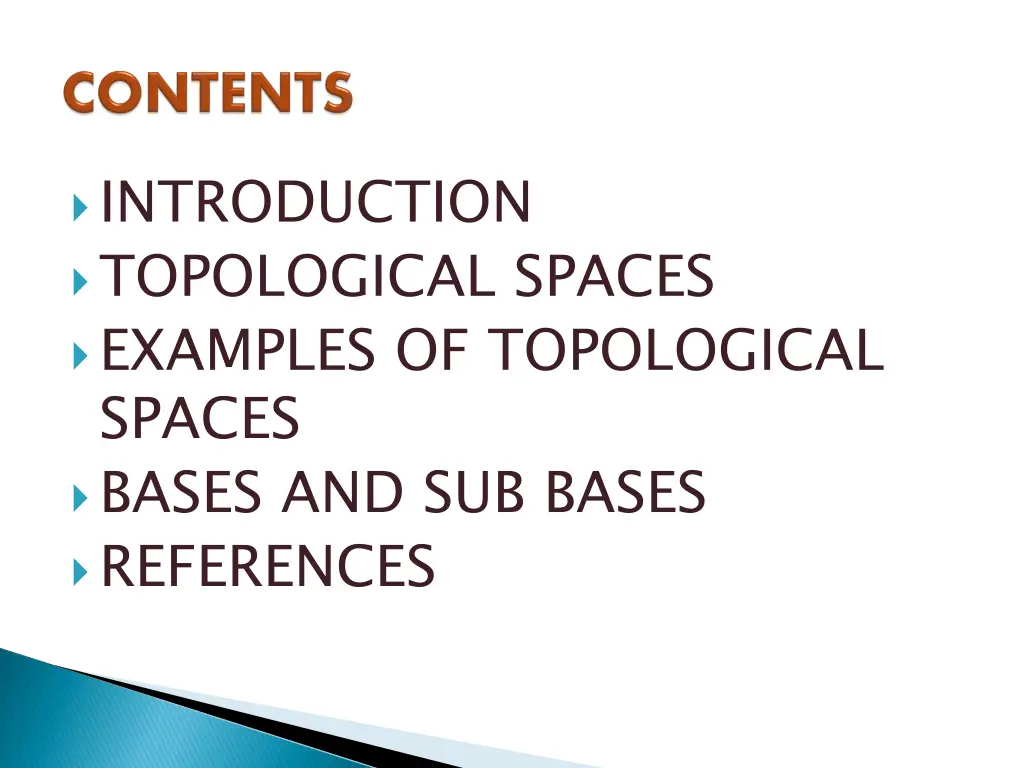 introduction topological spaces examples