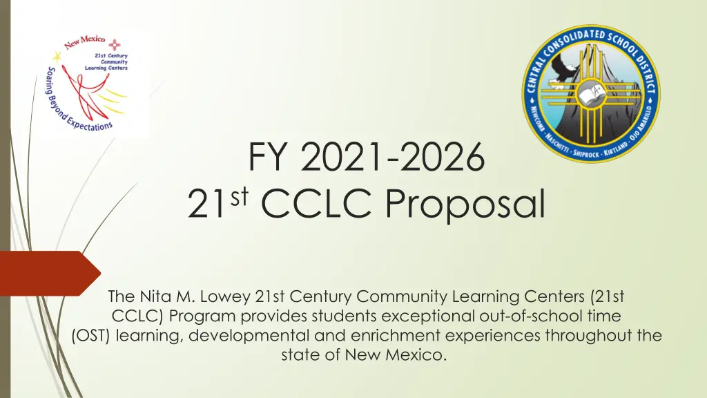 fy 2021 2026 21 st cclc proposal