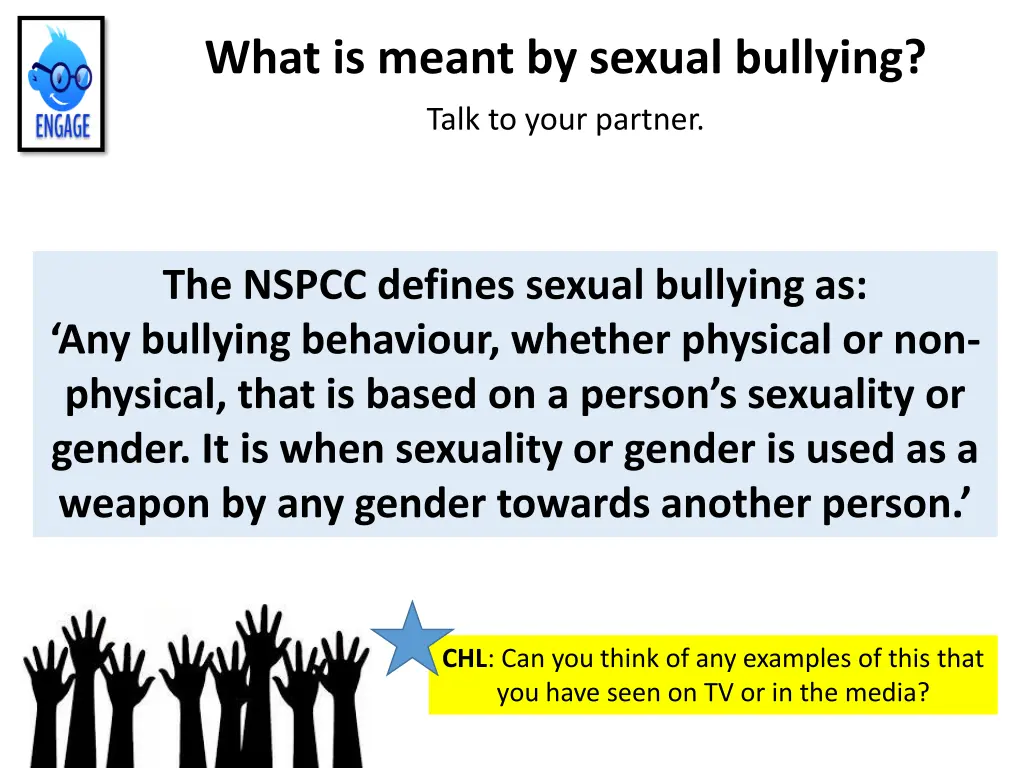 what is meant by sexual bullying