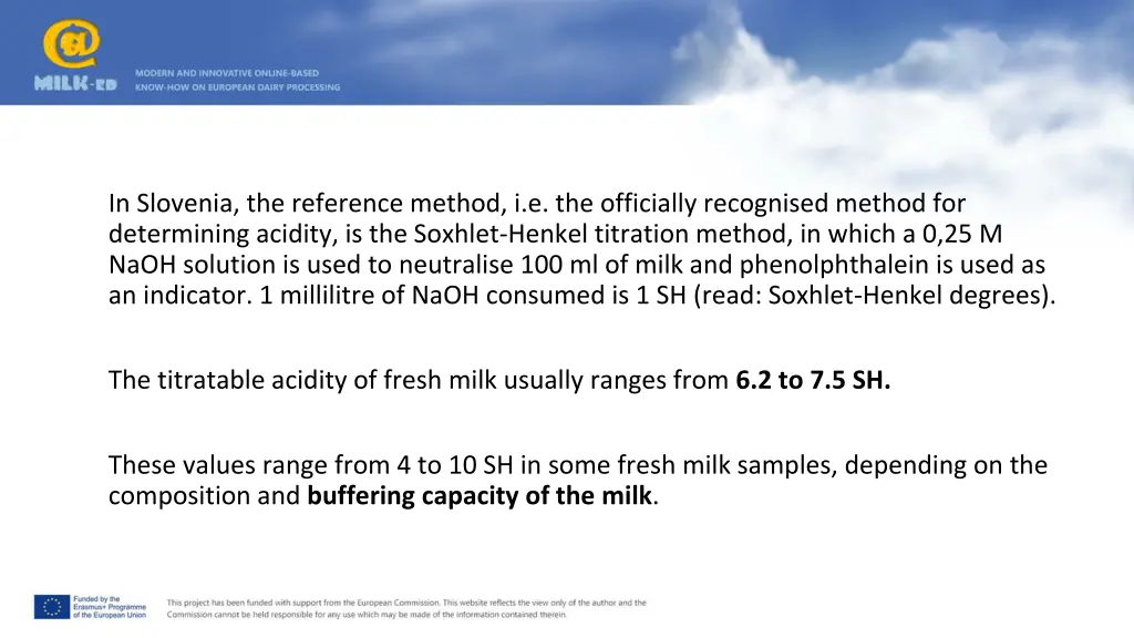 in slovenia the reference method