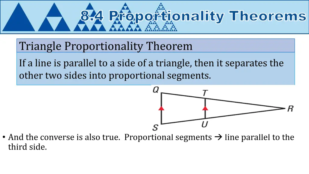 8 4 proportionality theorems 1