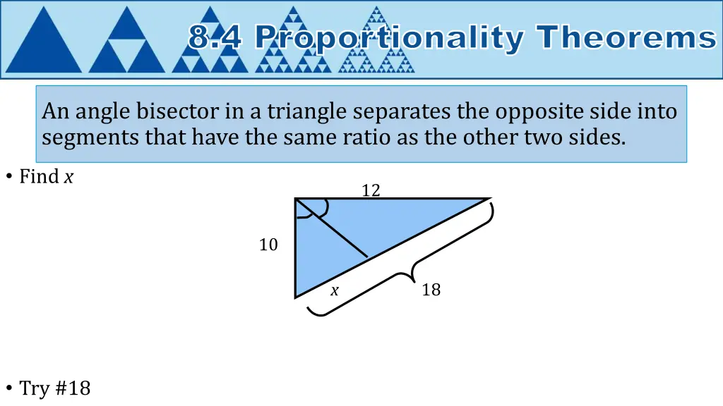 8 4 proportionality theorems 4