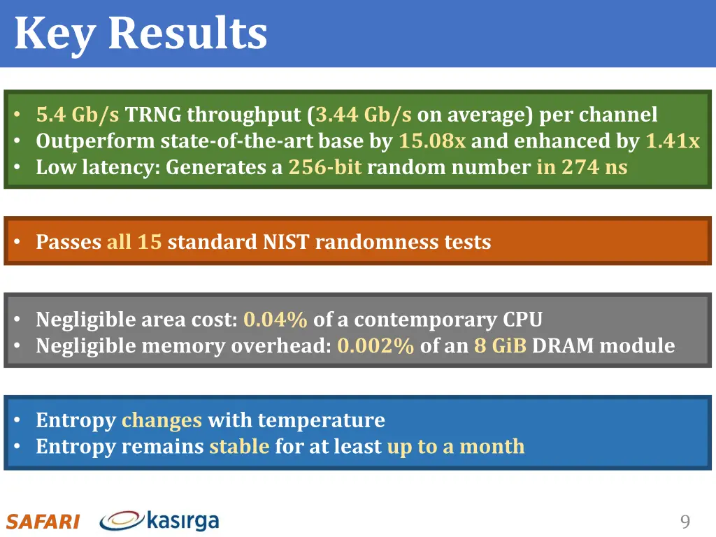 key results