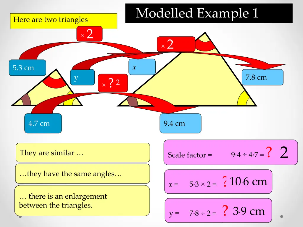 modelled example 1