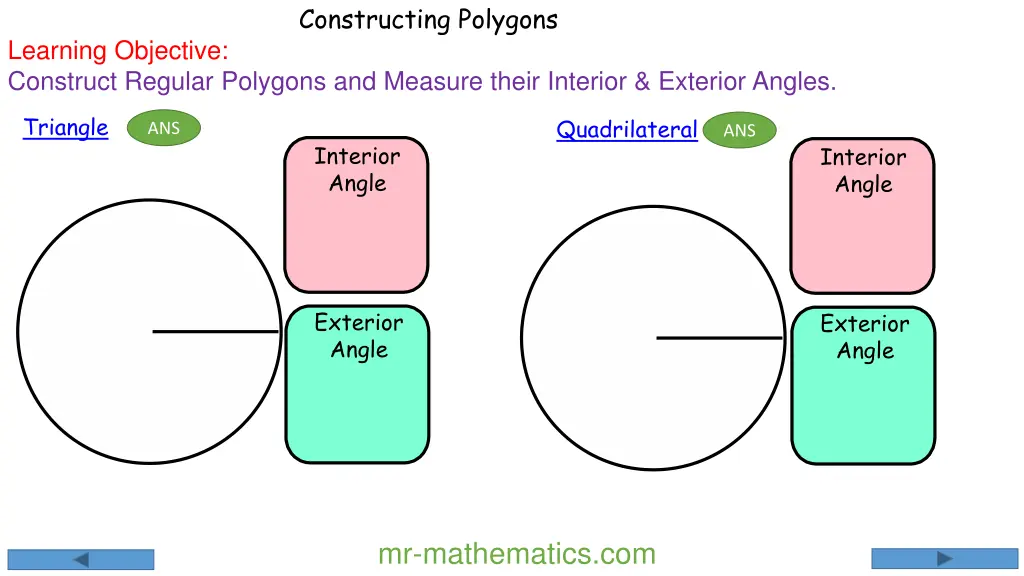 constructing polygons