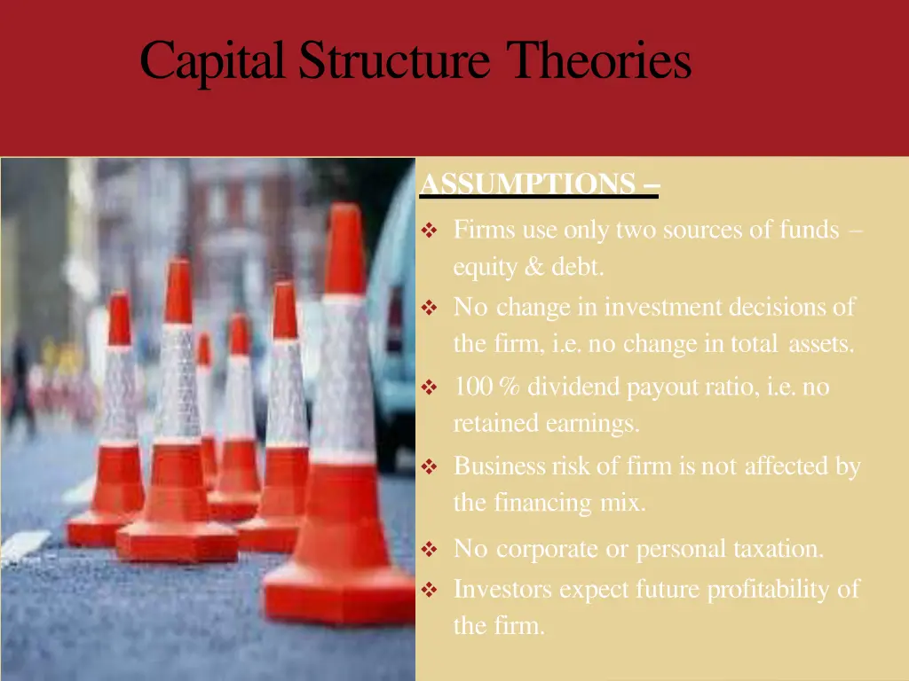 capital structure theories