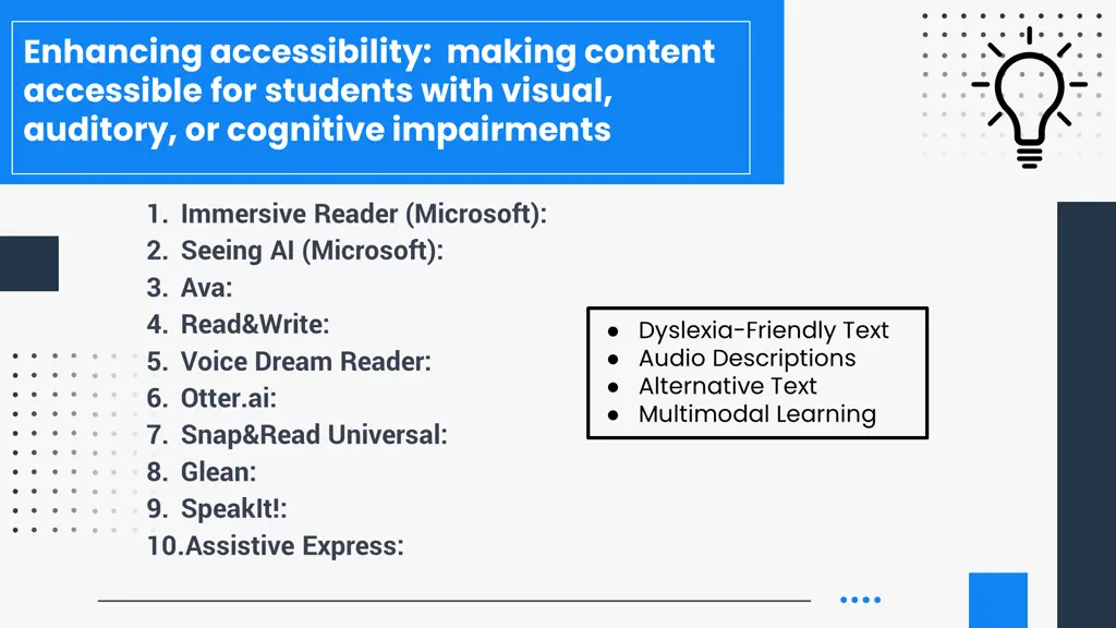 enhancing accessibility making content accessible