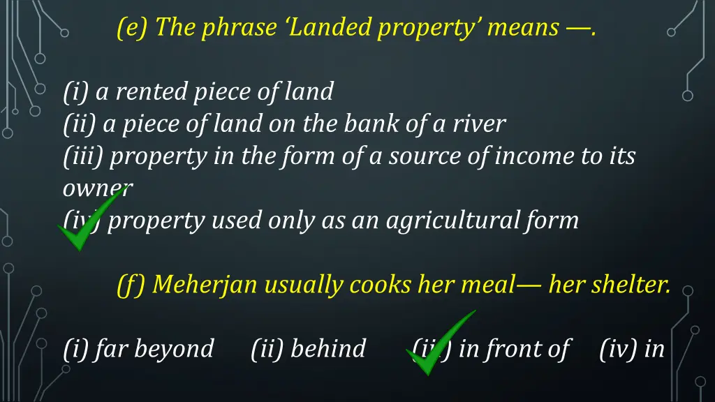 e the phrase landed property means