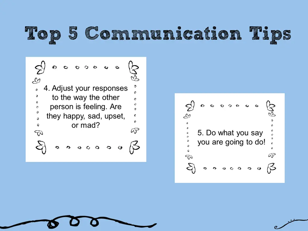 top 5 communication tips
