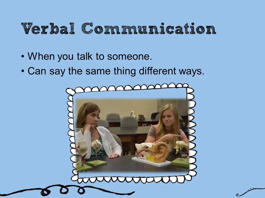 verbal communication