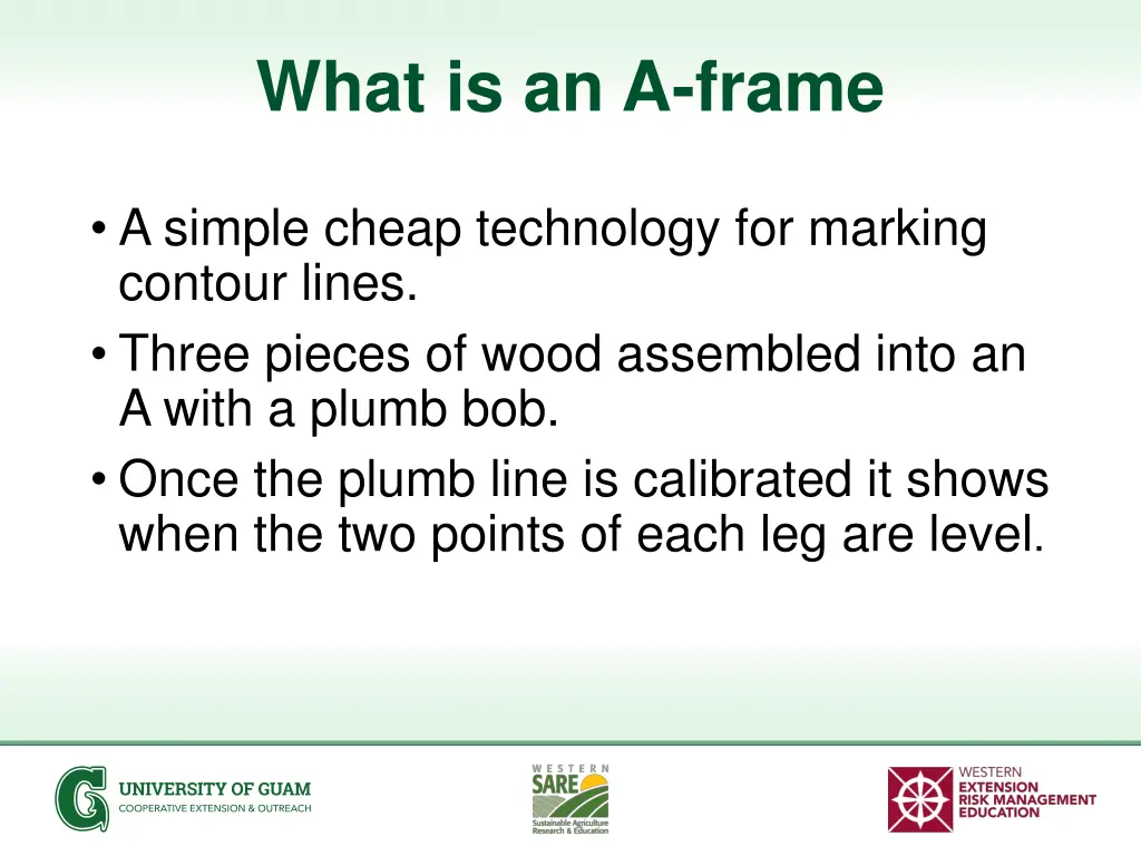 what is an a frame