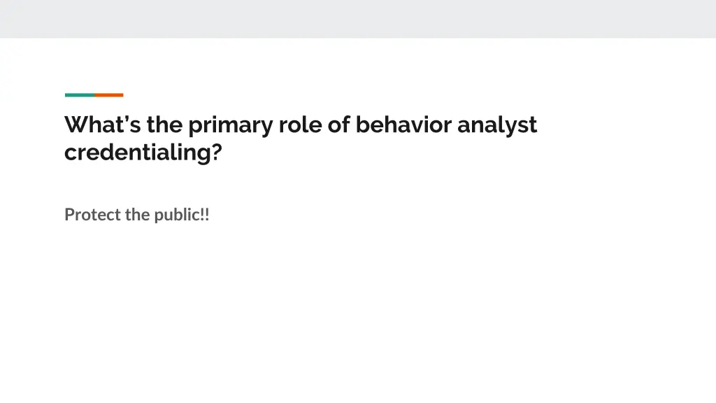 what s the primary role of behavior analyst