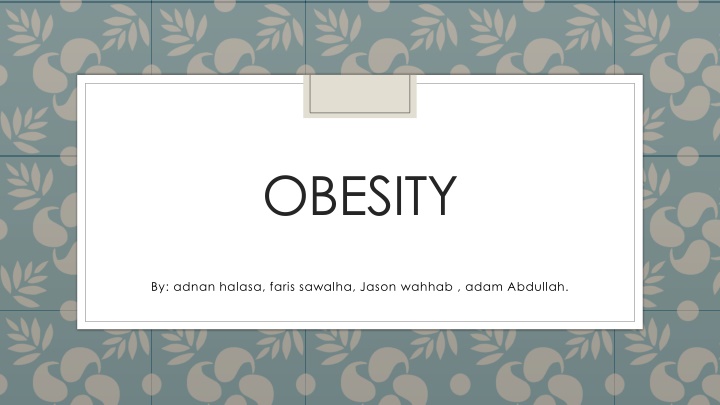 obesity