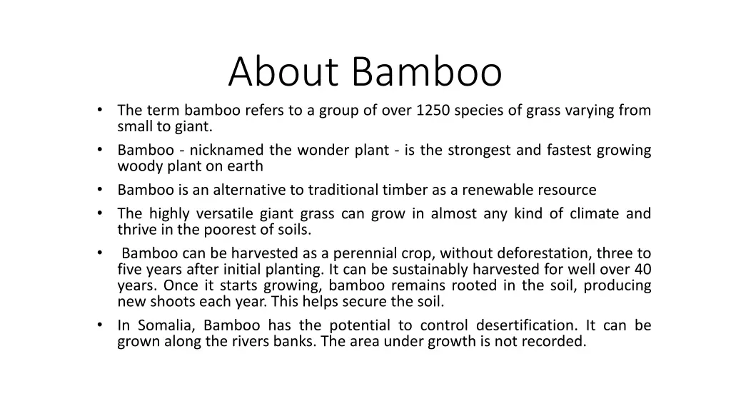 about bamboo the term bamboo refers to a group