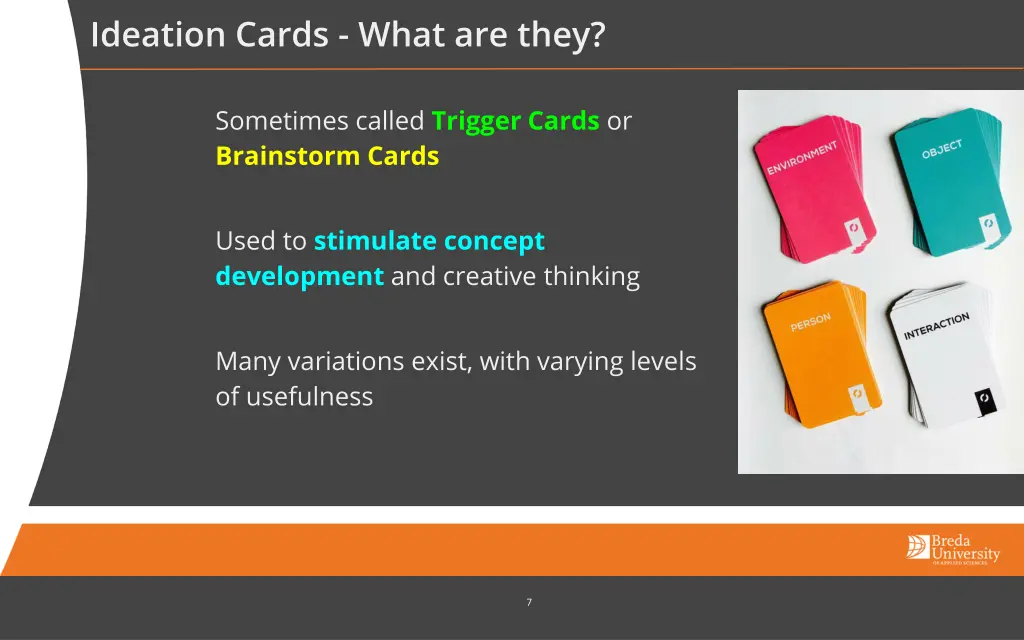 ideation cards what are they