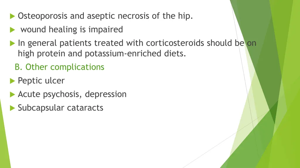 osteoporosis and aseptic necrosis of the hip