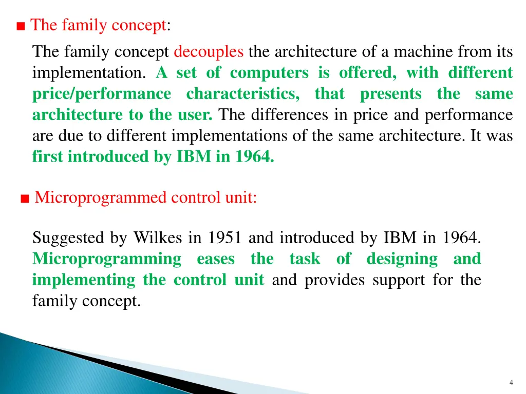 the family concept the family concept decouples