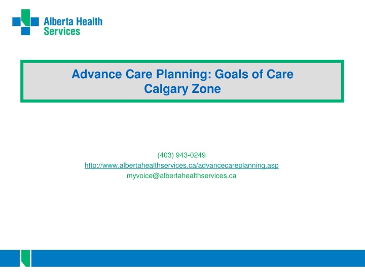 advance care planning goals of care calgary zone