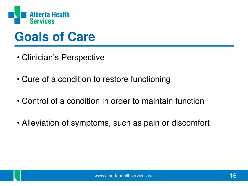 goals of care 3