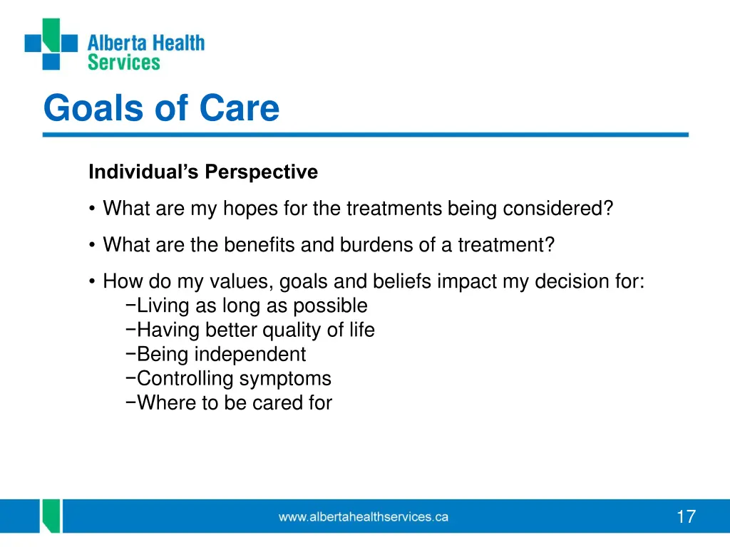 goals of care 4