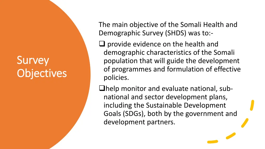 the main objective of the somali health